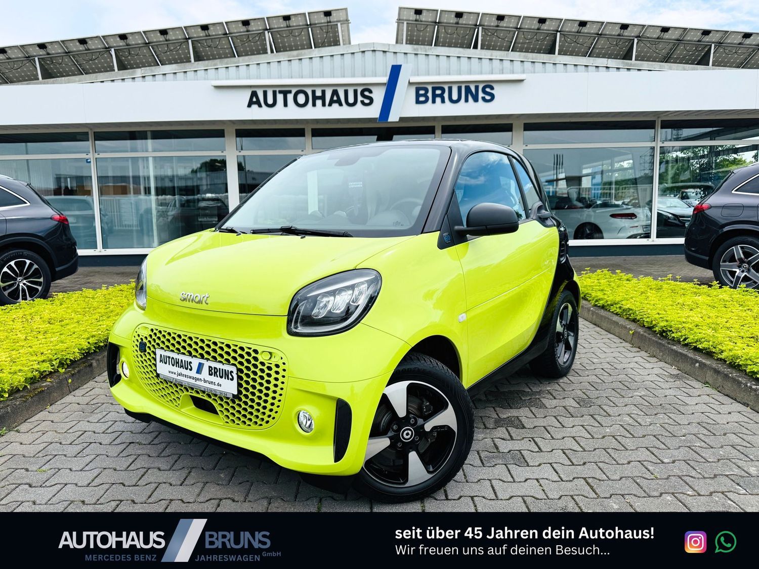 Fahrzeugabbildung Smart forTwo EQ EXCLUSIVE, Winter, LED, PTS, RFK, Pano