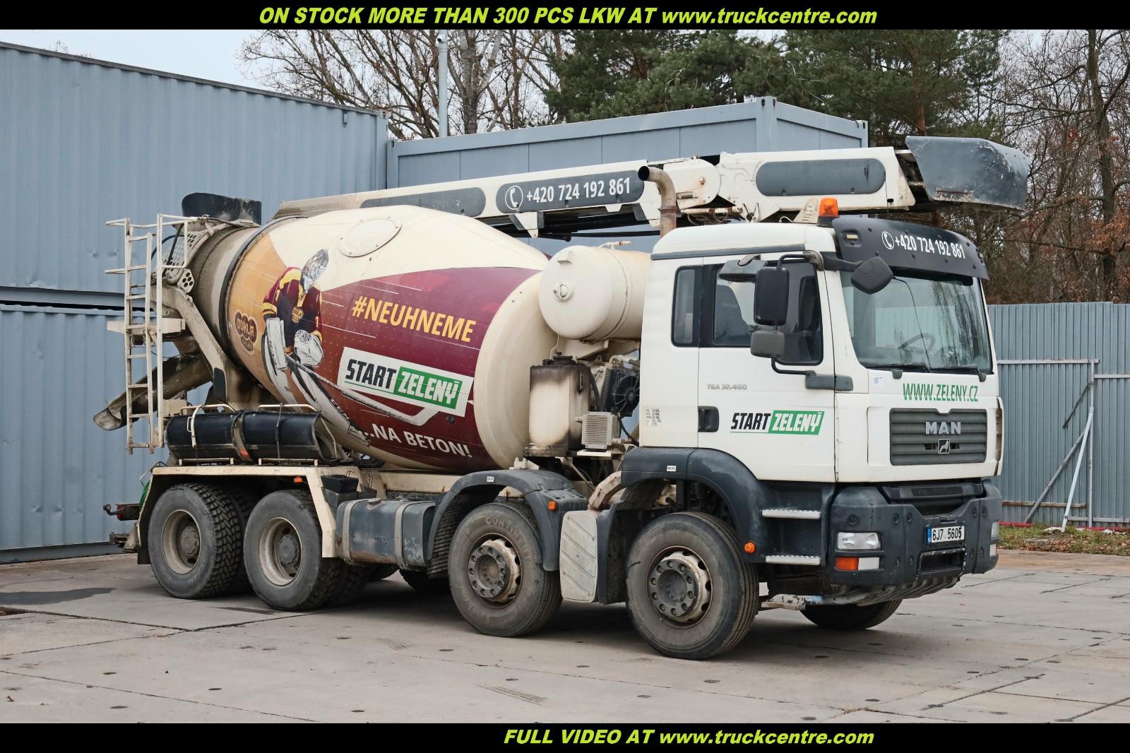 MAN TGA 32.400, 8x4, 7 m3, CONVEYOR 18 m