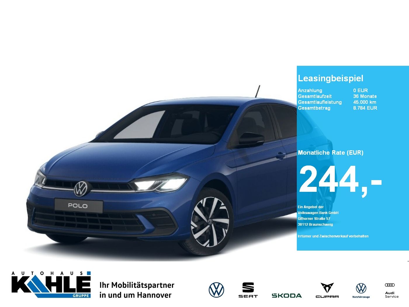 Volkswagen Polo ENERGY 1.0 l TSI OPF 5-Gang CarPlay ACC