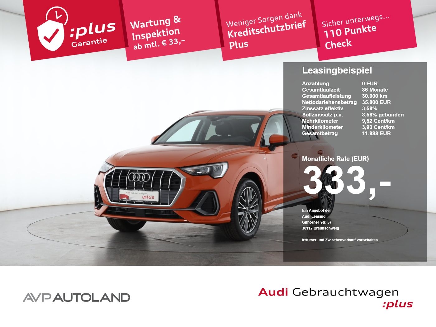 Audi Q3 35 TFSI S tronic S line | NAVI | AHK |