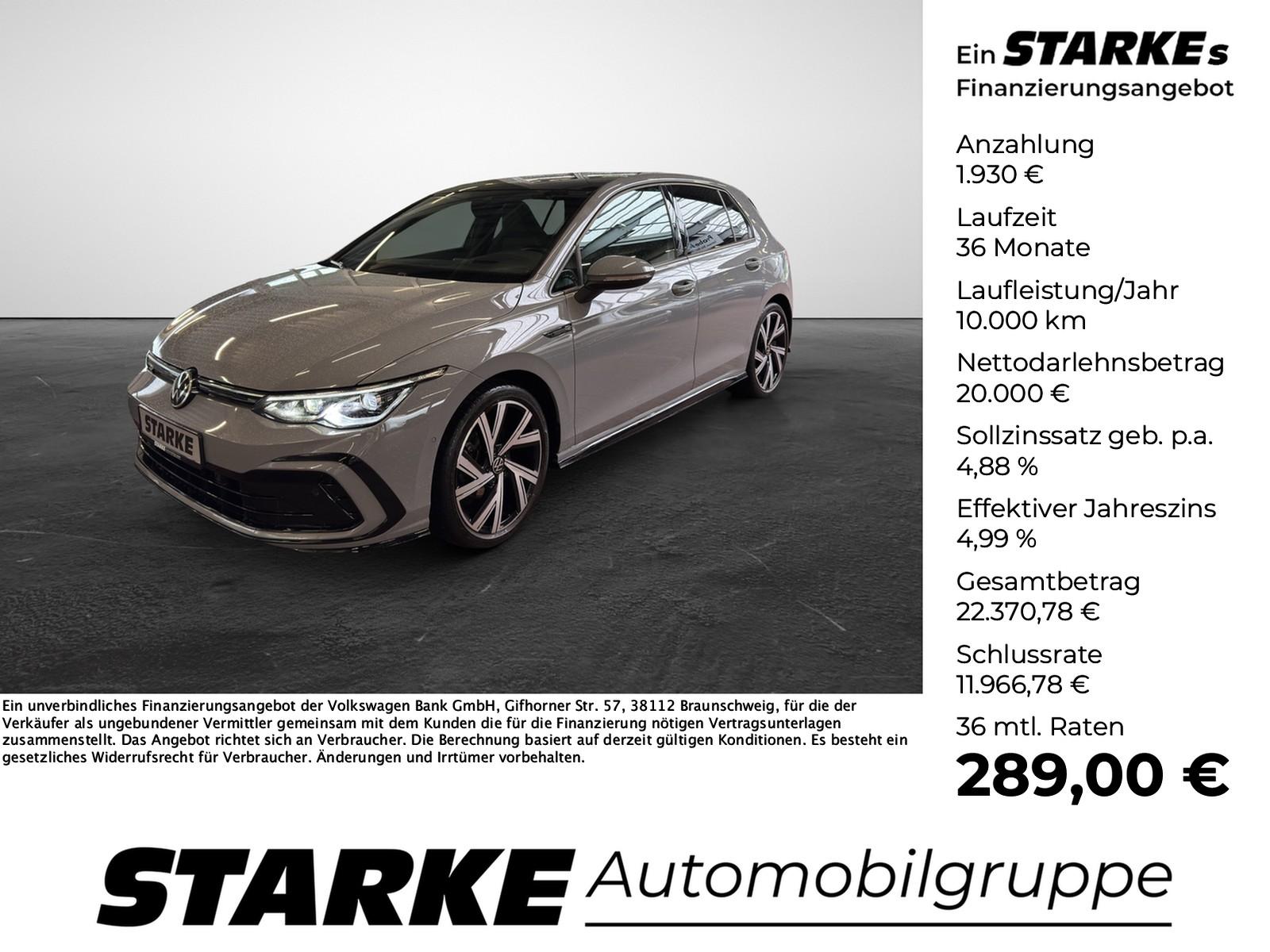 Volkswagen Golf 1.5 TSI R-Line  HeadUp Panodach Navi LED Ka