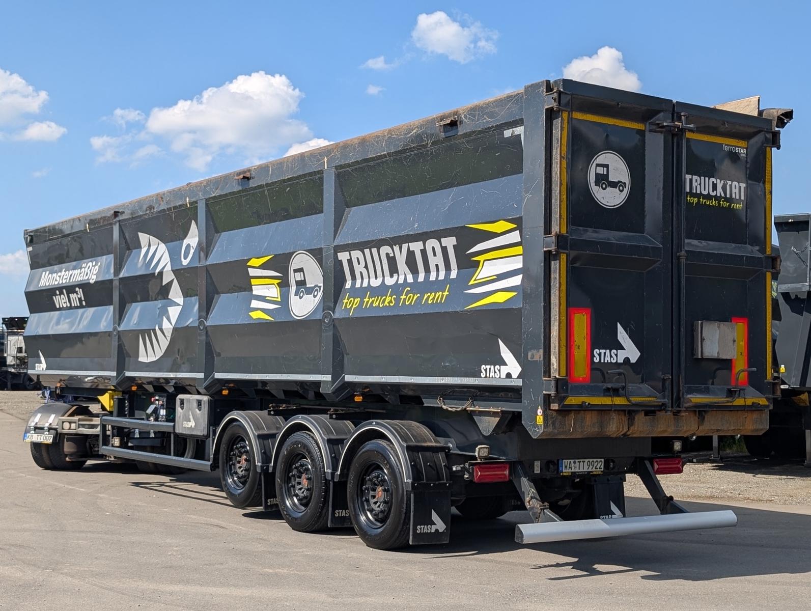 Stas HardoX Stahl 74 m³, Liftachse, MIETEN?