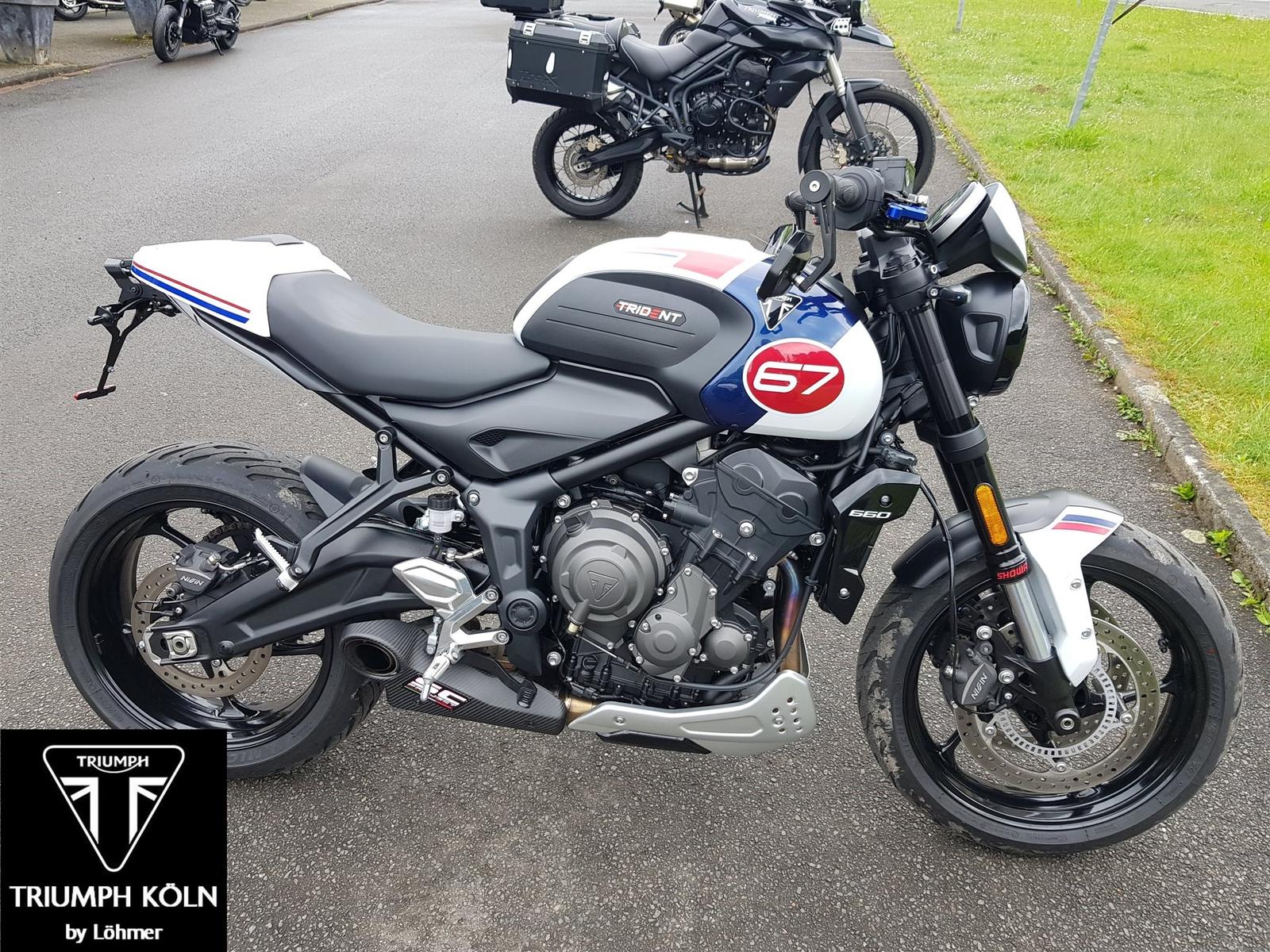 Triumph Trident 660 Triple Tribute Umbau mit SC-Project