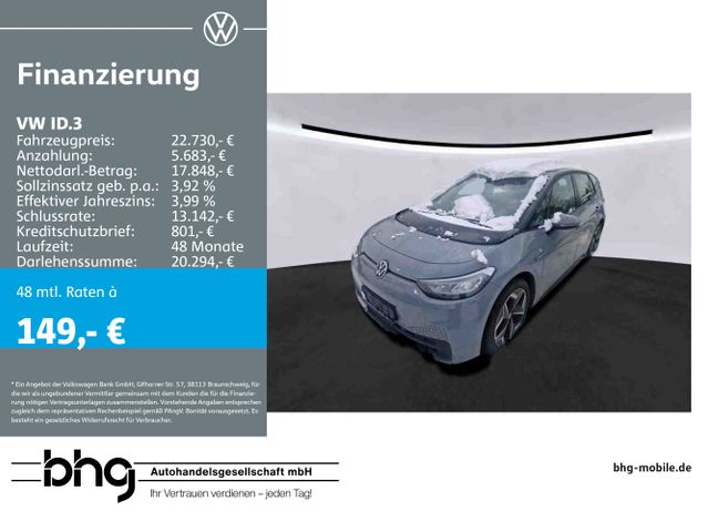 Volkswagen ID.3 Pro SHZ PDC LED DAB NAVI 62 KW/h