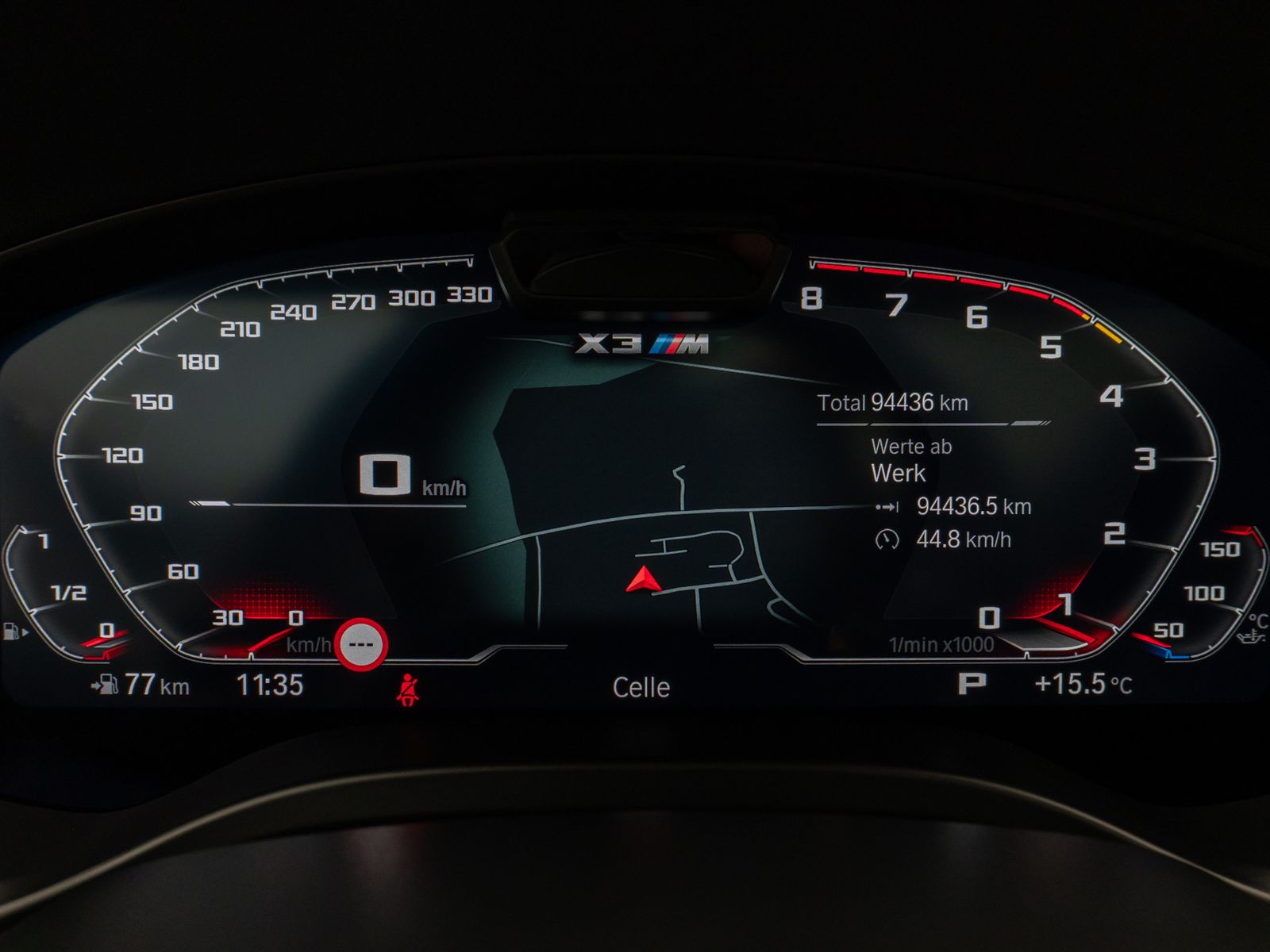 Fahrzeugabbildung BMW X3 M Competition Panorama Laser 360° HUD H/K AHK