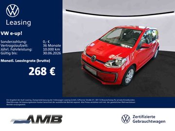 Volkswagen Leasingangebot: Volkswagen e-up! Navi/Sitzhz/CCS/beheiz.FS/Climatronic/4Tür