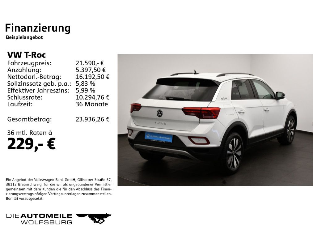 Volkswagen T-Roc 1.0 TSI Goal ACC Rückkam foto 2