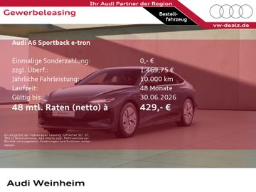 Audi Leasingangebot: Audi A6 Sportback e-tron Klima Sitzheizung LED DAB