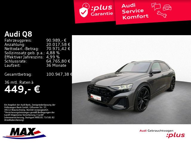 Q8 50 TDI QUATT S LINE MATRIX+RAUTE+AHK+PANO+B&O