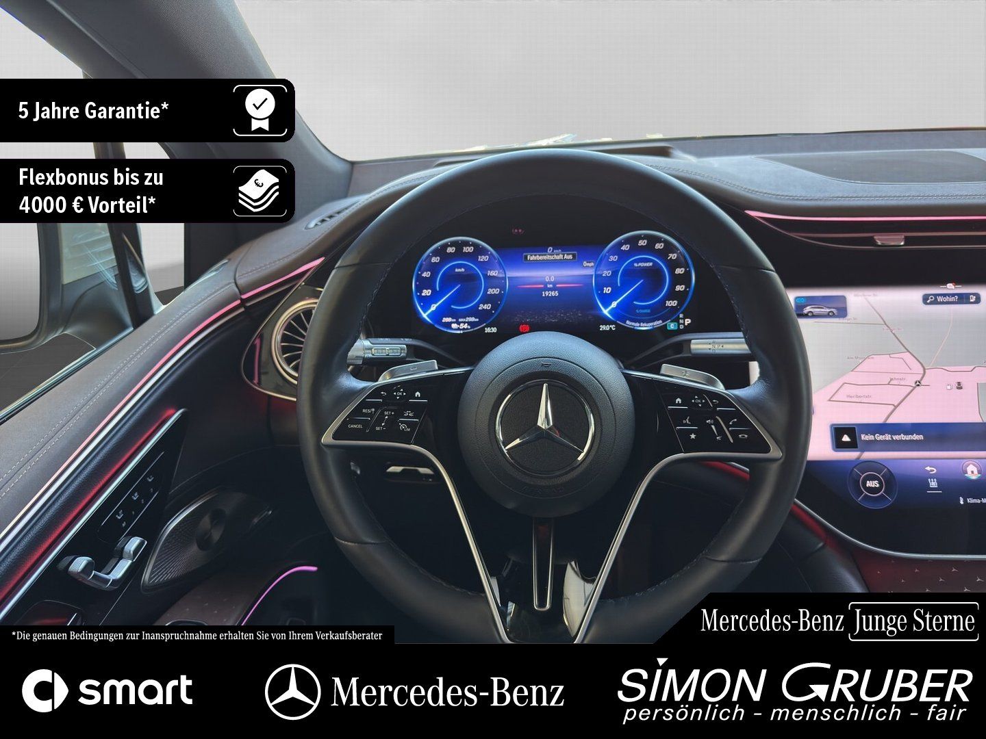 Fahrzeugabbildung Mercedes-Benz EQS 450+ SUV Electric Art Hyper HUD HAL 7Sitze