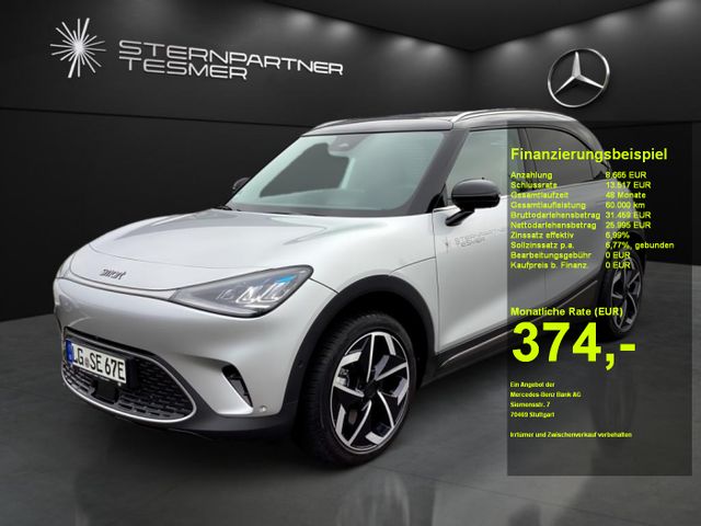 Smart #1 Pulse KAMERA 360-Grad+HUD+PANORAMADACH