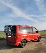 Volkswagen T6 2.0 TDI Wohnmobilzulassung AHK  - rote Volkswagen T6 Multivan