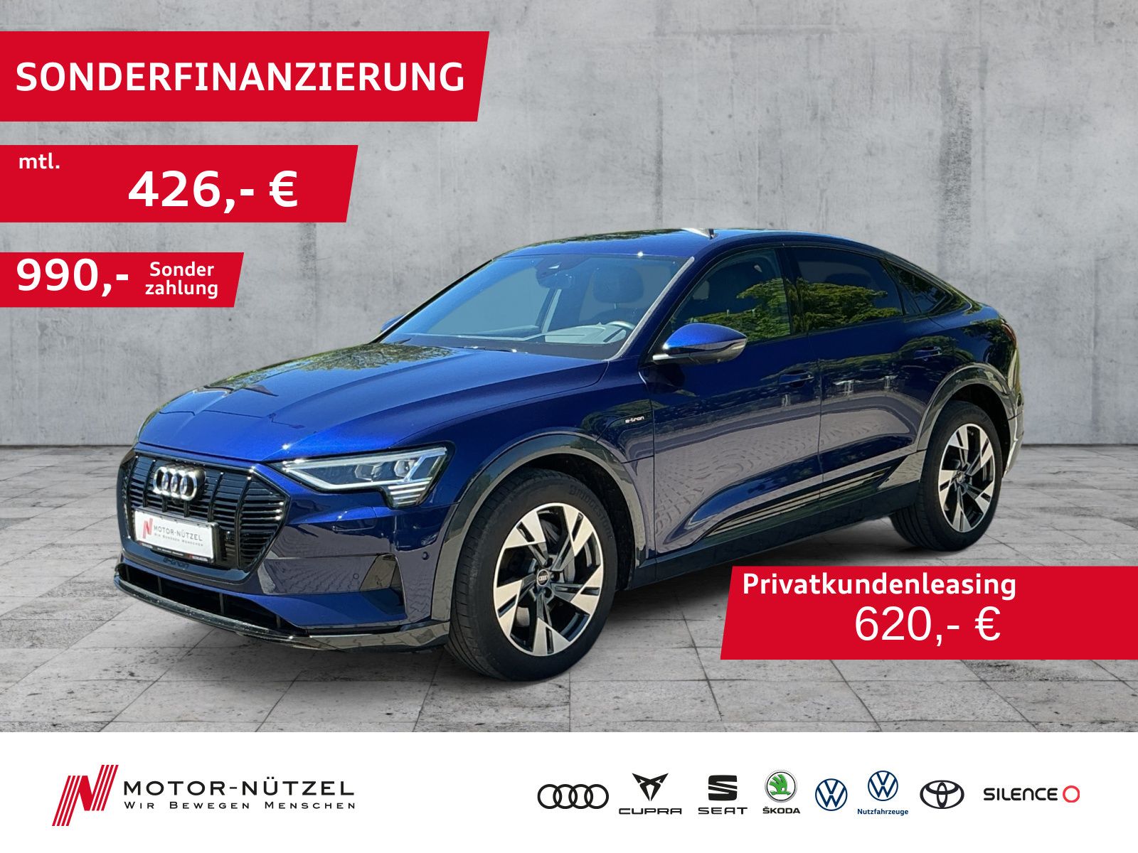 Audi e-tron Sportback 55 QU S-LINE INT MATRIX+AHK+B&O