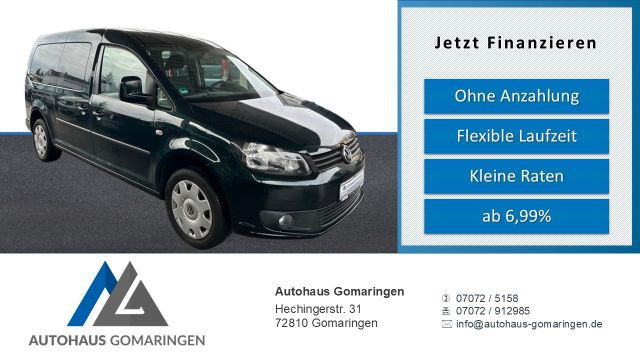 Volkswagen Caddy Kombi Maxi*1.Hand*AHK*Scheckheft*Klima*7S