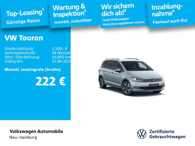 Volkswagen Touran 2.0 TDI DSG HIGHLINE AHK+KAMERA+IQ+DRIVE+