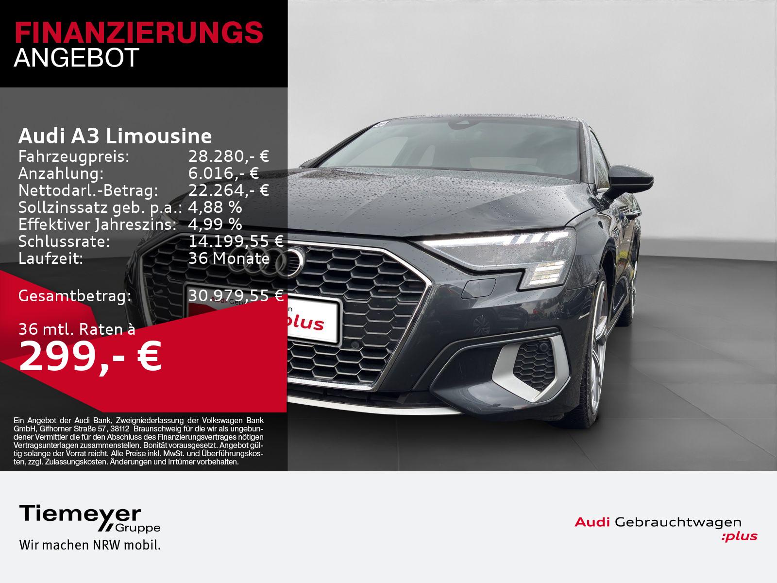 Audi A3 Limousine 35 TFSI S LINE MATRIX PDC+ eKLAPPE