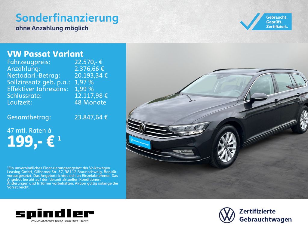 Passat Variant Business 2.0 TDI DSG / Navi, LED
