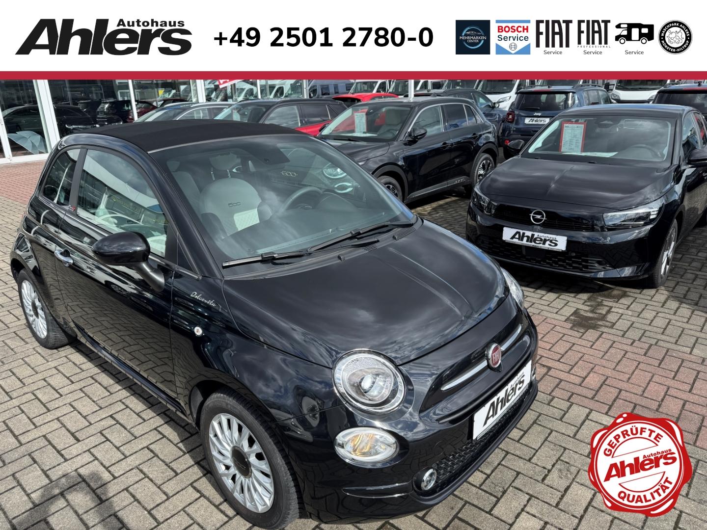 Fiat 500C Dolcevita+CARPLAY+ALLWETTER+KLIMA+PDC+LICHT
