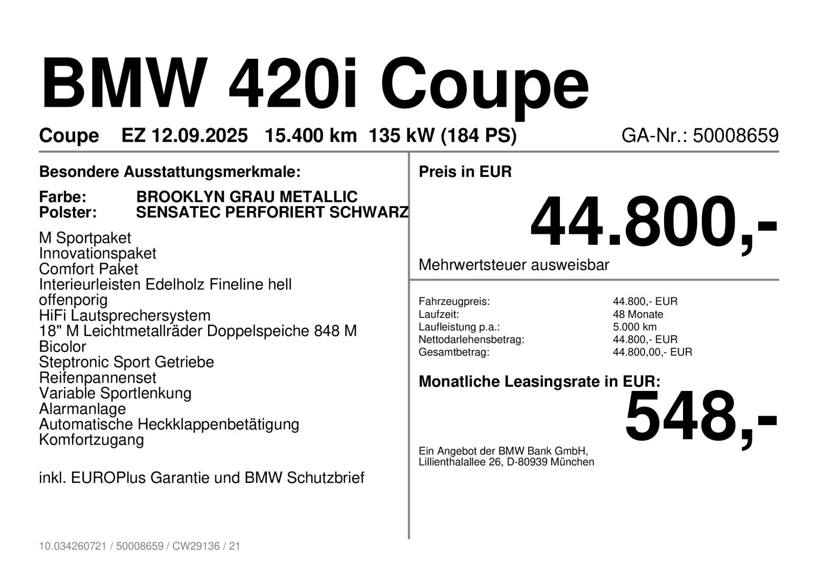 BMW 420 - Bild 3