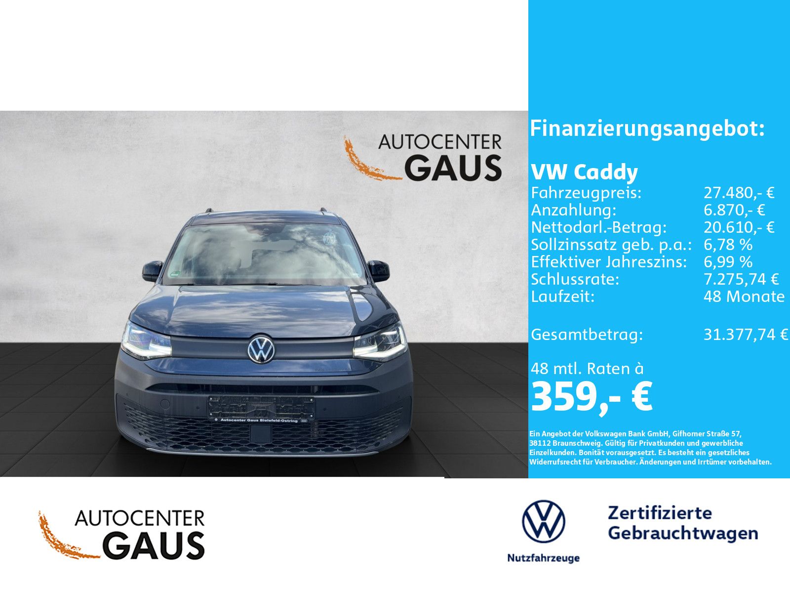 Caddy PanAmericana 1.5 TSI AHK*Navi*Pano**GRA