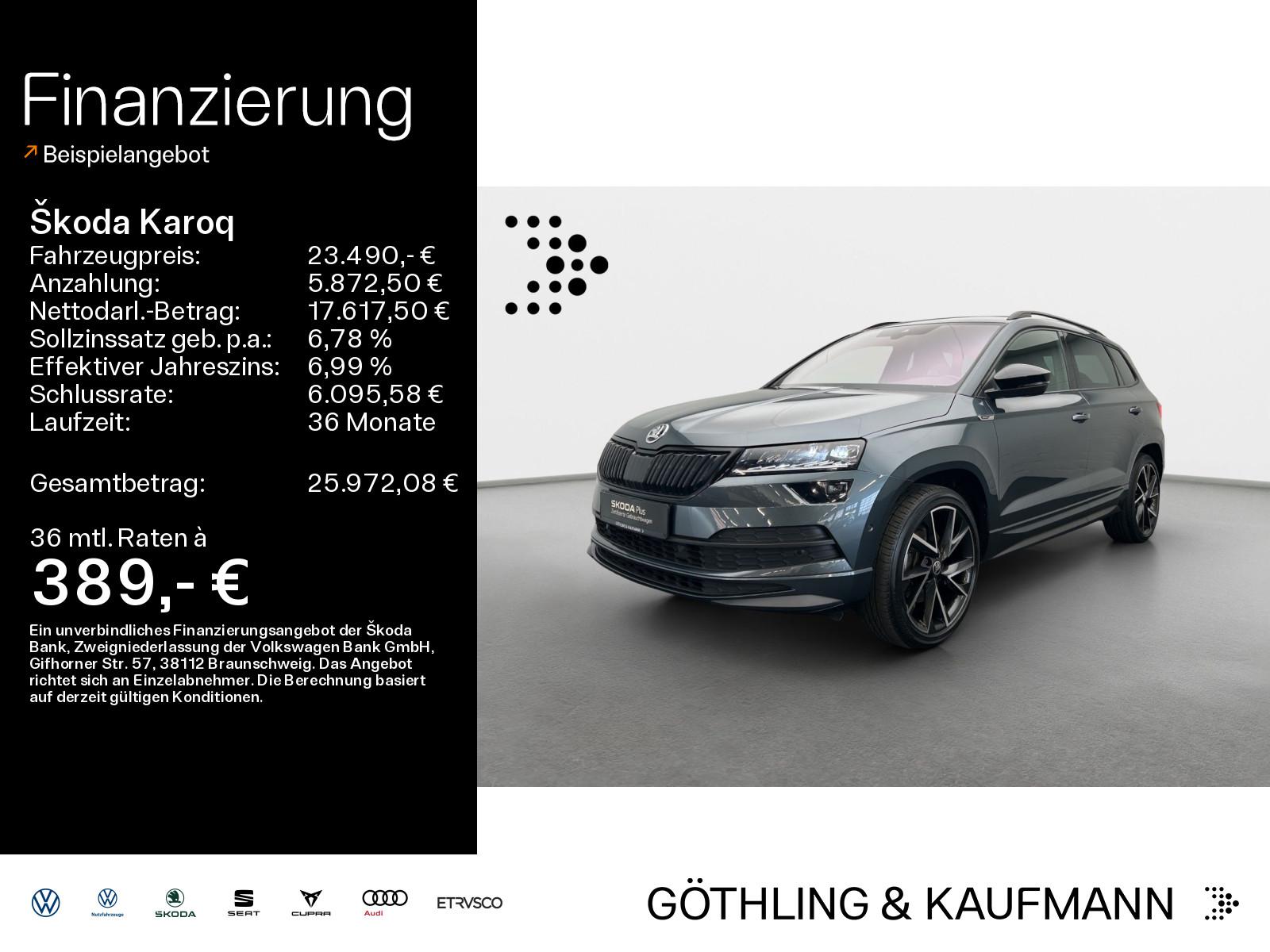 Skoda Karoq 2.0TDI 4x4 Sportline *SmartLink*Kessy*ACC*