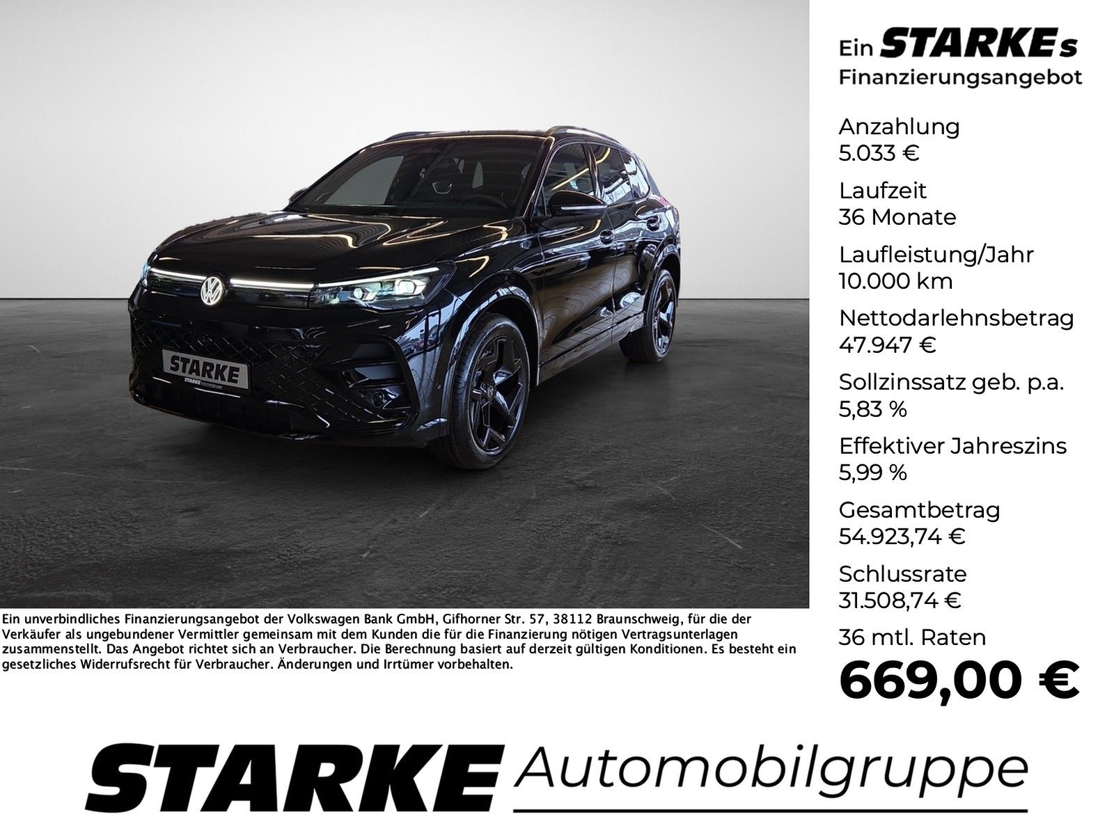 Volkswagen Tiguan 2.0 TDI DSG 4M R-Line  AHK Navi LED Kamer