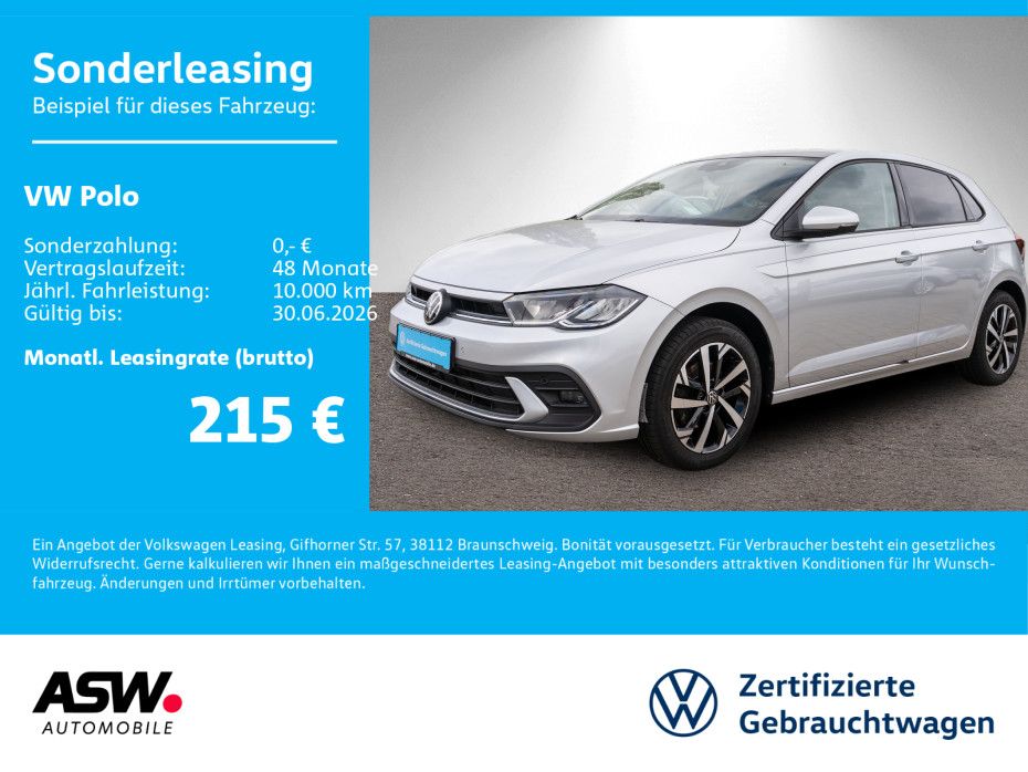 Volkswagen Polo Life 1.0TSI DSG LED Navi PDC Klima PANO AHK