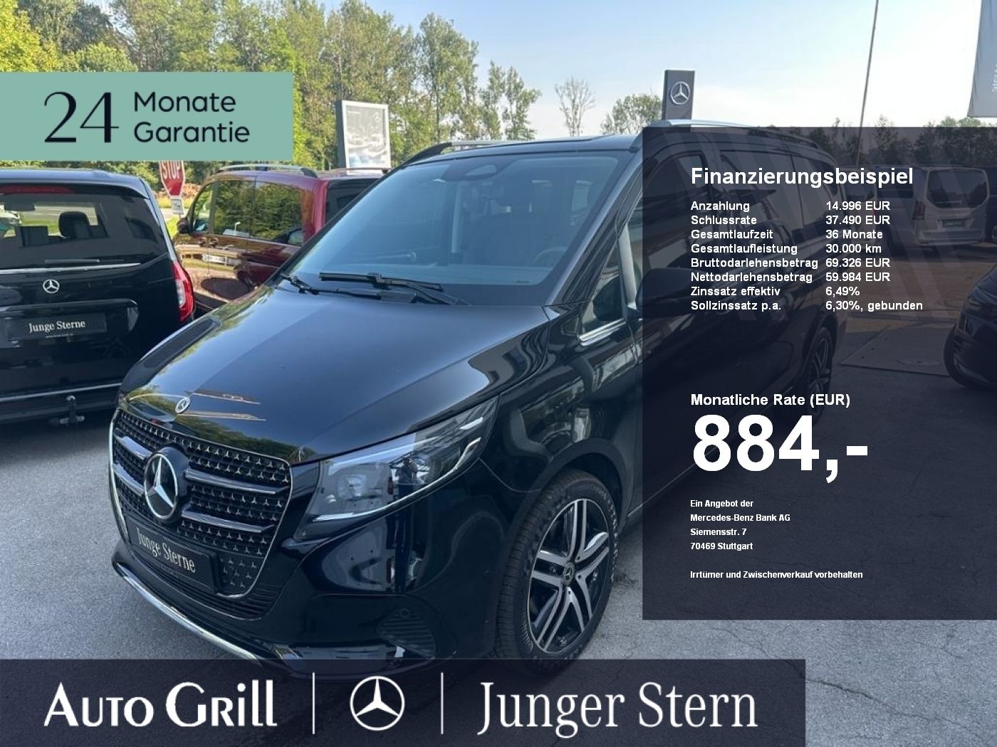 MERCEDES-BENZ V 250 d 4M Lang Avantgarde Leder AHK Distr Led