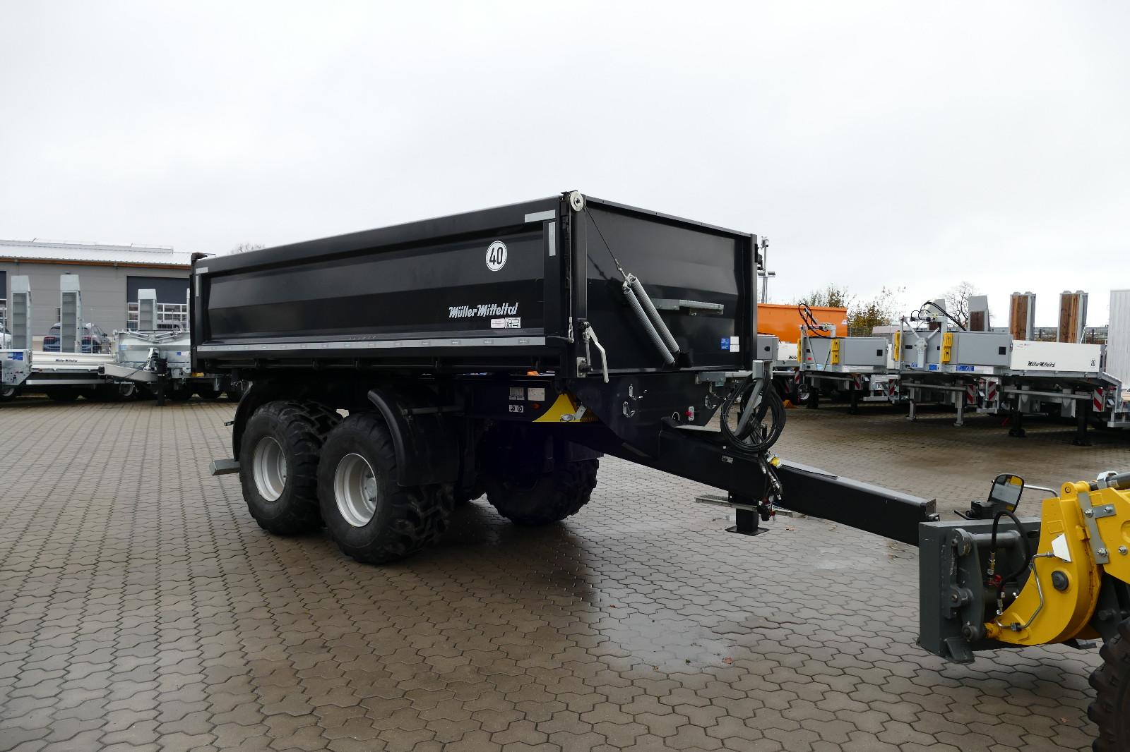 Müller-Mitteltal 2achs, 21to,Agrar, Stahl,3 Seitenkip. -Bordmatik