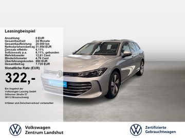 Volkswagen Leasingangebot: Volkswagen Passat Variant Business 1.5 eTSI DSG 360 ACC AUT