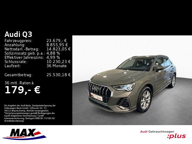 Q3 45 TFSI e 0,50% S LINE S tronic LED+MMI NAVI+