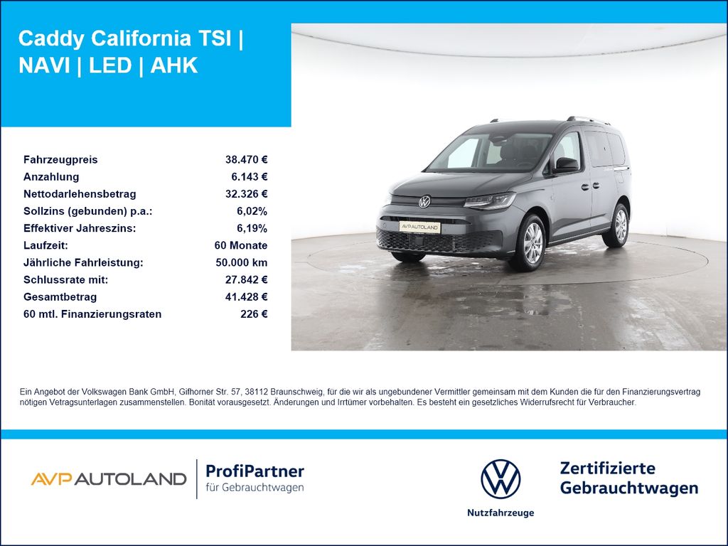 Caddy California TSI | NAVI | LED | AHK