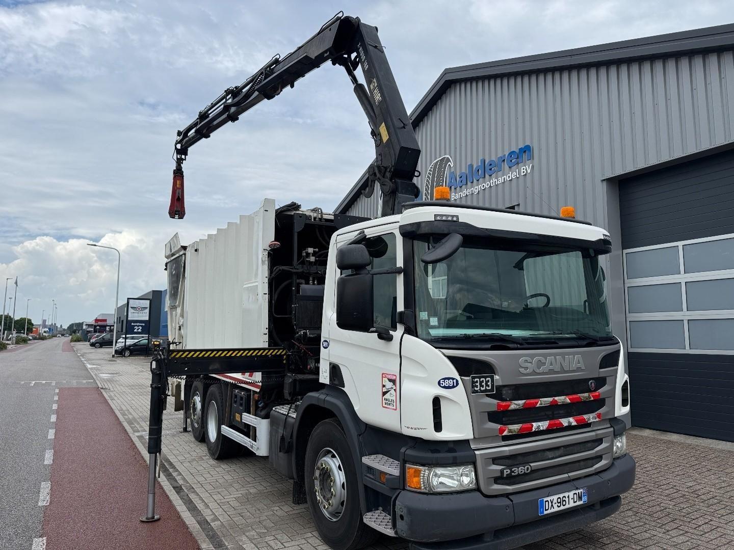 Scania P360 6x2, HIAB 188 E-3, Chassis / Fahrgestell