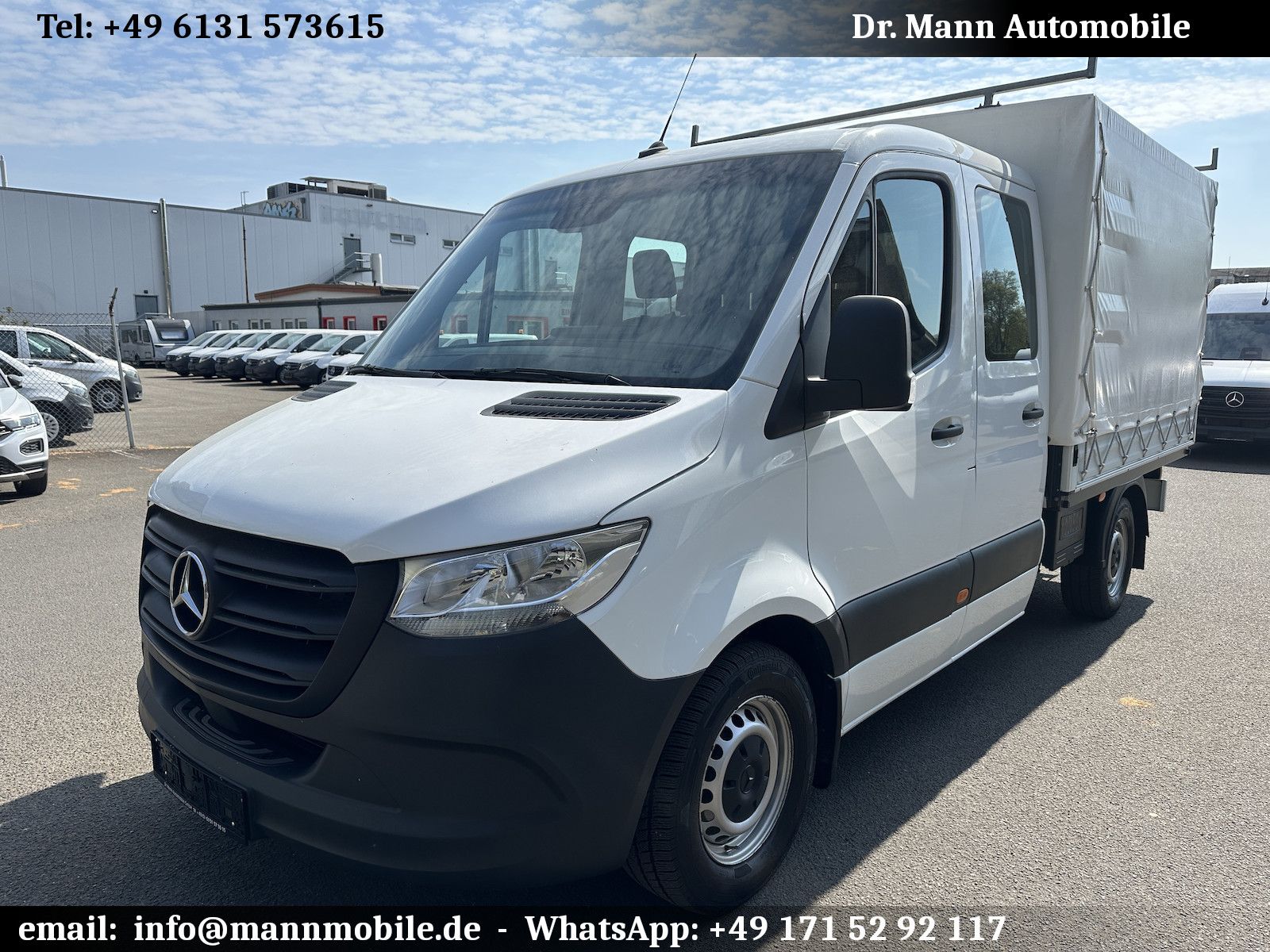 MERCEDES-BENZ Sprinter 314 CDI RWD L2 Doka Pritsche Plane AHK