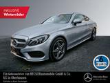 Mercedes-Benz C 200 Coupé AMG KAMERA BURMESTER TOTWINKEL LED - mit Benzin-Antrieb: Coupe, Silber
