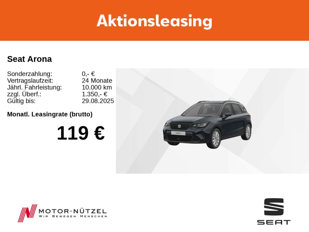 Seat Arona  *BESTELLAKTION* bis 29.08.2025