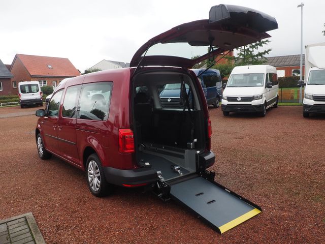 Volkswagen Caddy Maxi Behindertengerecht Rampe 7 Sitzer