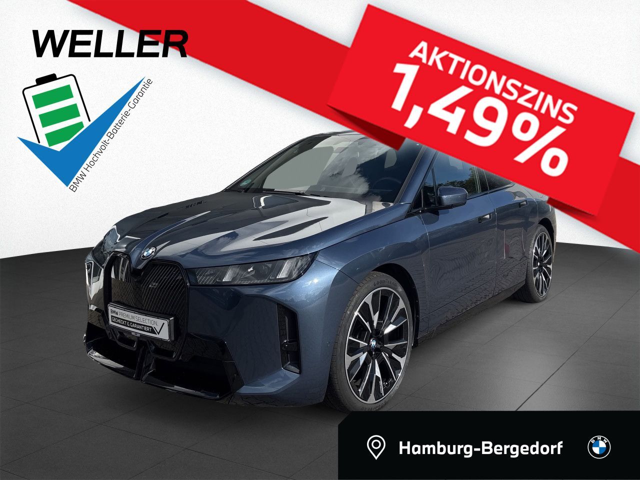 BMW iX 45 M SPORT DAPr 360° MultiSi 23" Leas 669