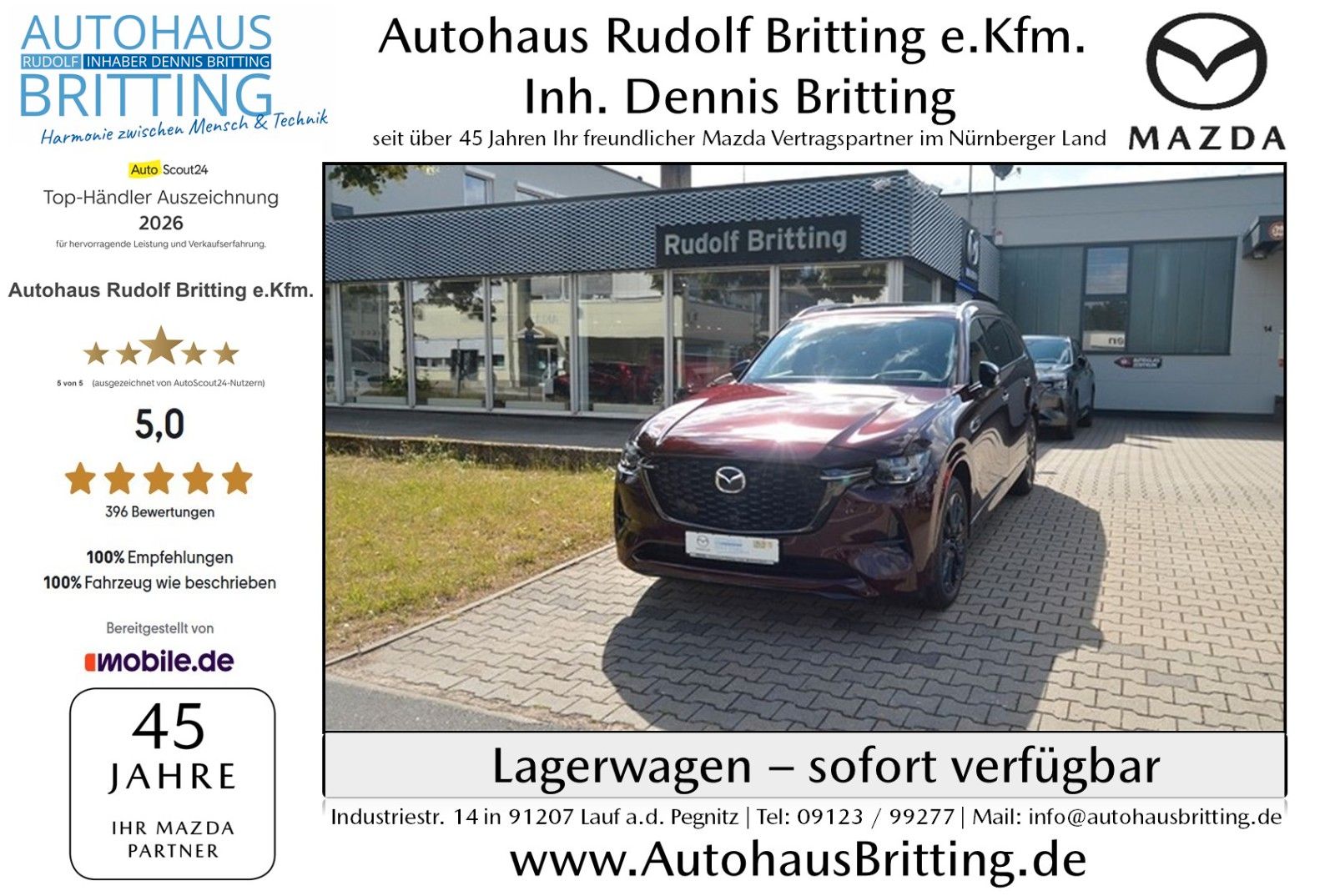 Mazda CX-80 Diesel e-SKYACTIV 254PS AWD Homura Plus