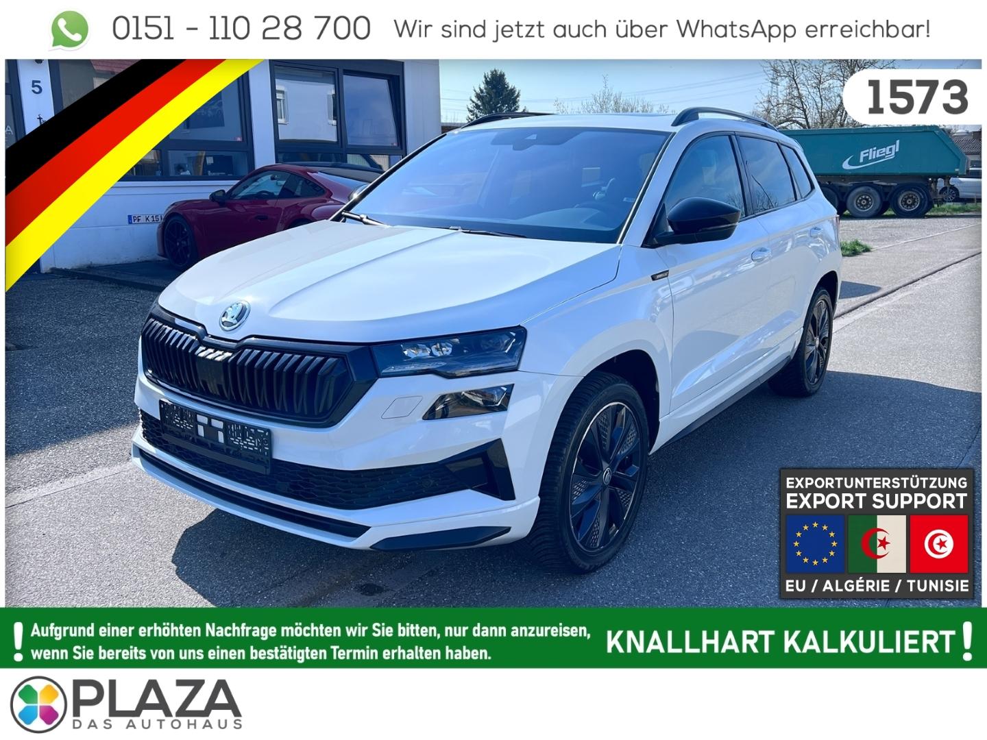 Skoda Karoq 1.5TSI DSG Sportline pACC PANO RFK LEDER e