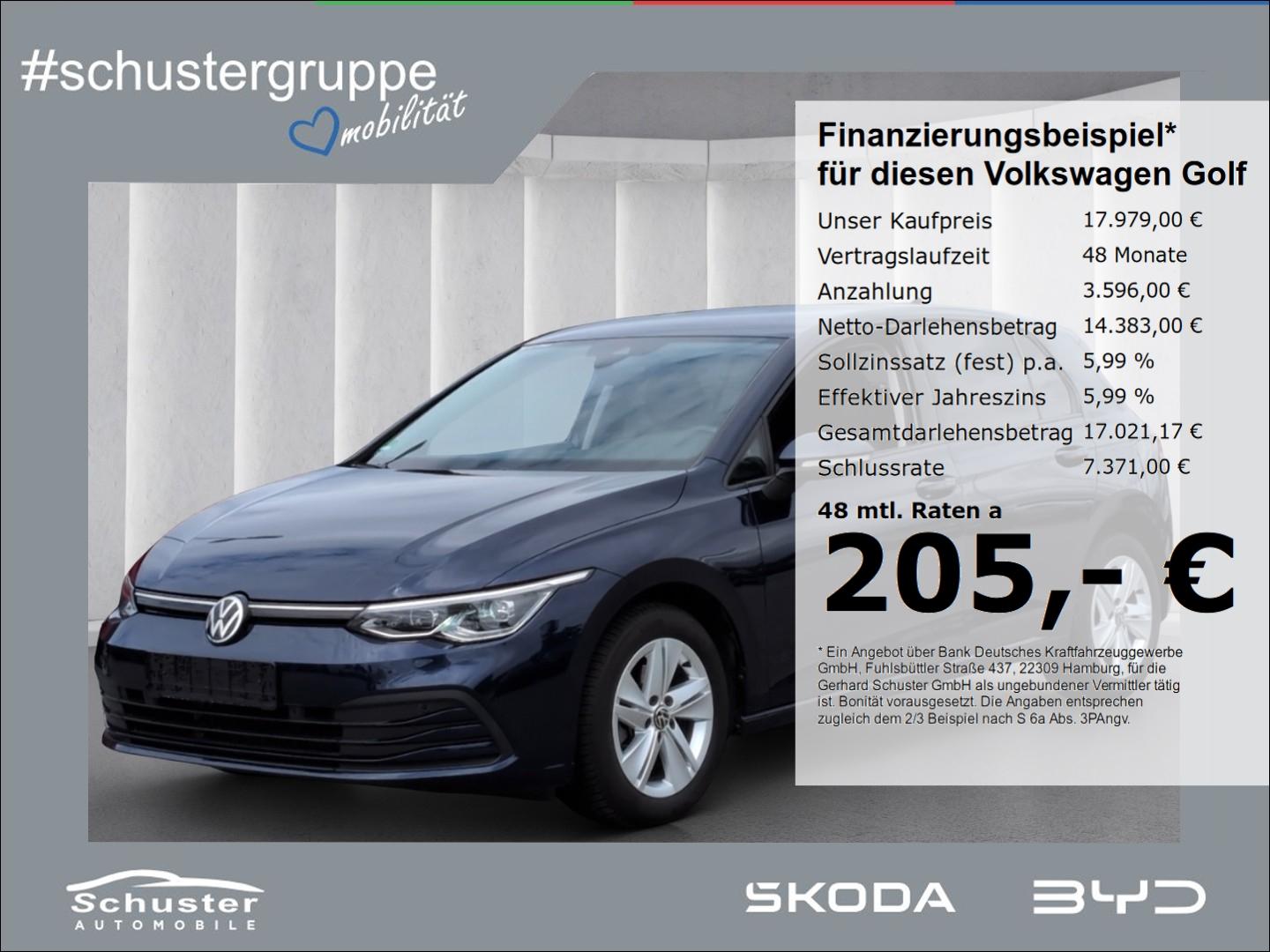 Volkswagen Golf VIII Life 1.5TSI*LED+ Navi R-Kam heizb.Lkr