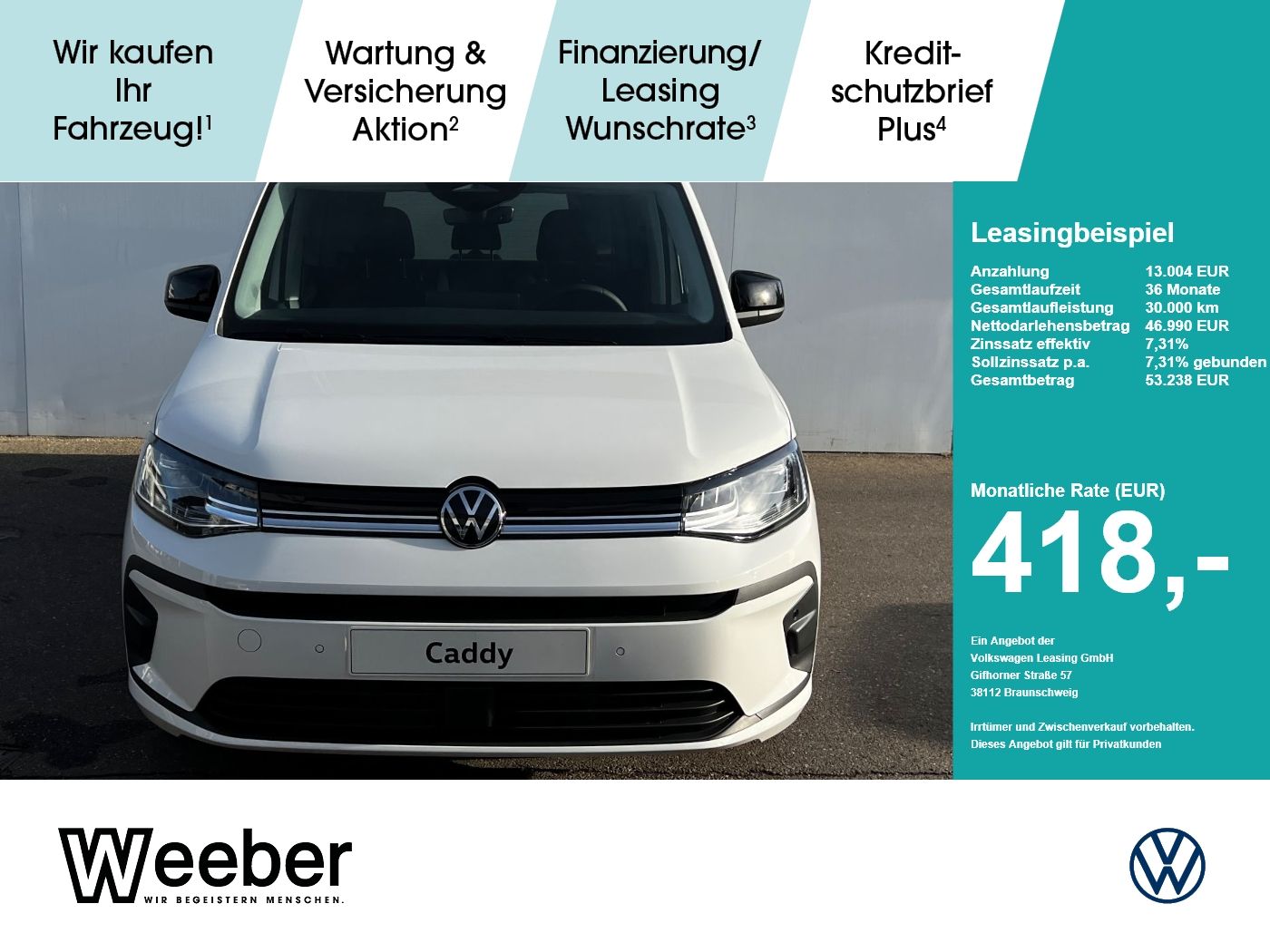 Volkswagen Caddy Maxi 1.5 eHybrid DSG Edition LED Kamera