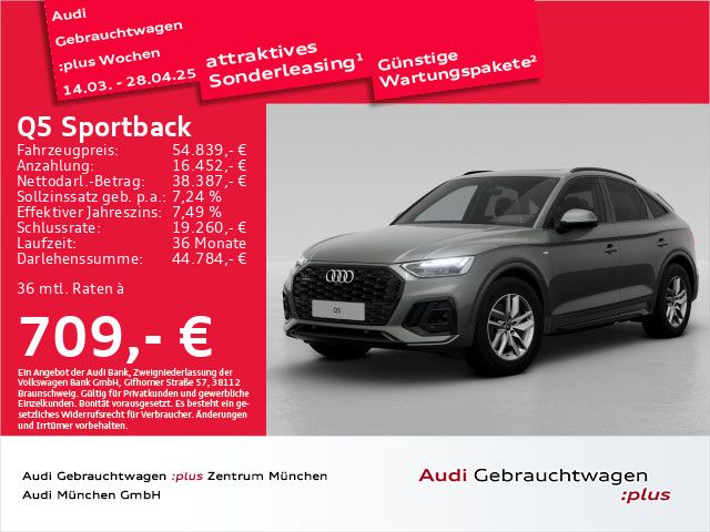 Audi Q5 Sportback 40 TFSI qu. S tronic S line Pano/AC