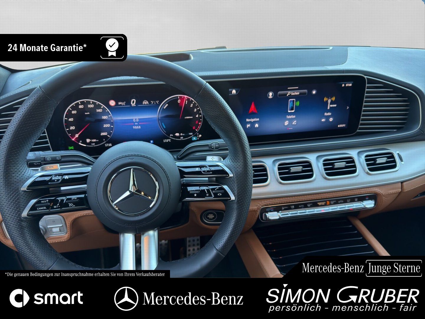 Fahrzeugabbildung Mercedes-Benz GLE 350 de 4M AMG Pano Burm Airmatic Leder AHK