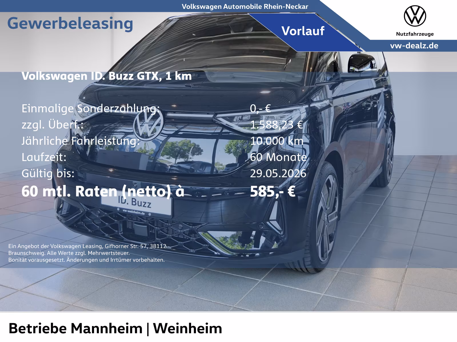 Volkswagen ID.Buzz GTX 4MOTION Klima,NAVI AHK PANO