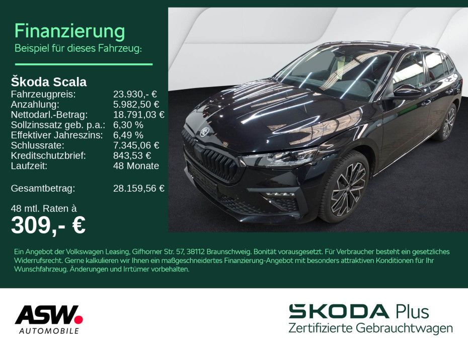 Skoda Scala Tour 1.0 TSI  LED Navi ACC RFK PDC SHZ