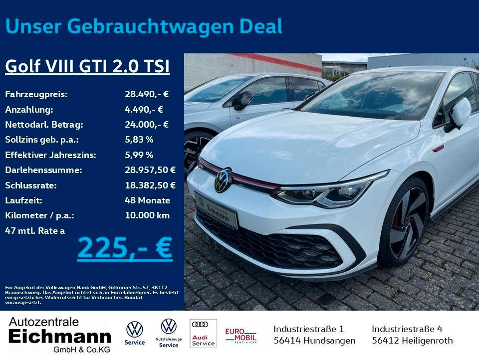 Volkswagen Golf VIII GTI 2.0 TSI+DSG+LEDPlus+AHK+ACC+RFK+SI