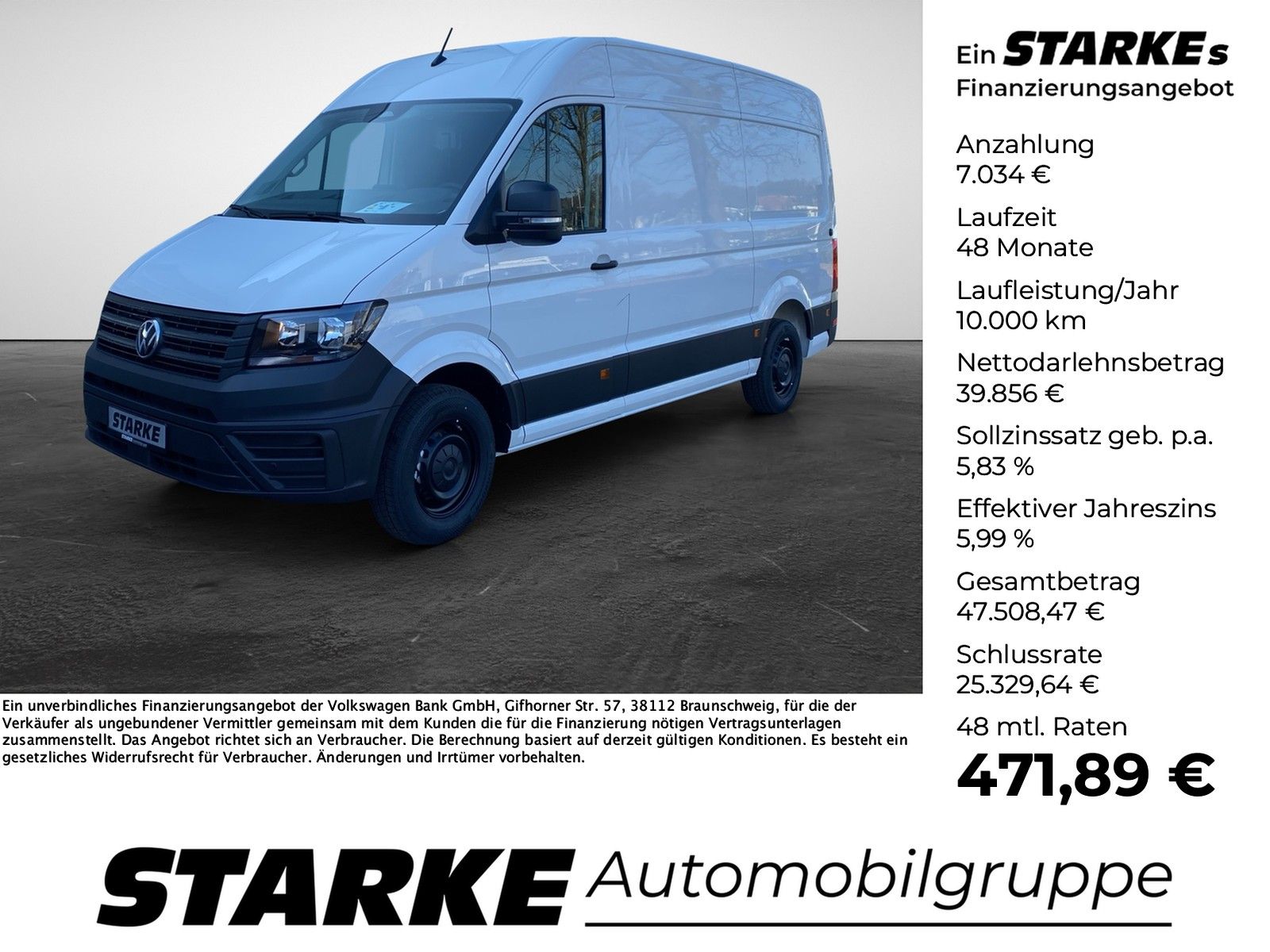 Volkswagen Crafter 35 Kasten 2.0 TDI Automatik MR HD L3H3  
