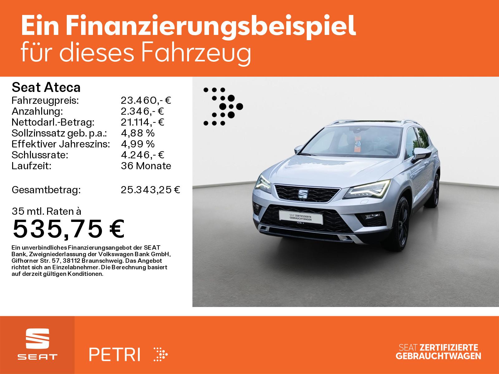 Seat Ateca 2.0 TSI Xcellence 4Drive*PANO*KAM*LED*NAV*