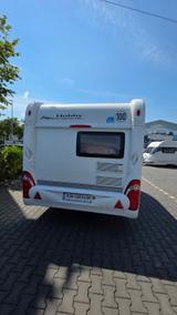 Hobby De Luxe 350 TB,Mover,Vorzelt,Fahrradträger - Wohnwagen Mover